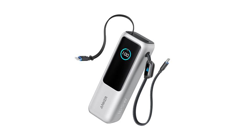 앤커 랩탑 파워뱅크 25000mAh 165W 보조배터리 (C타입 케이블 일체형) A1695 제품 이미지